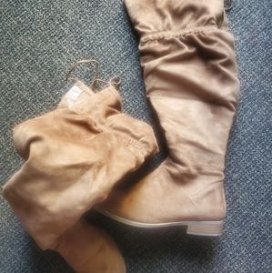 Lane Bryant Brown (Tan) Wide Calf Boots